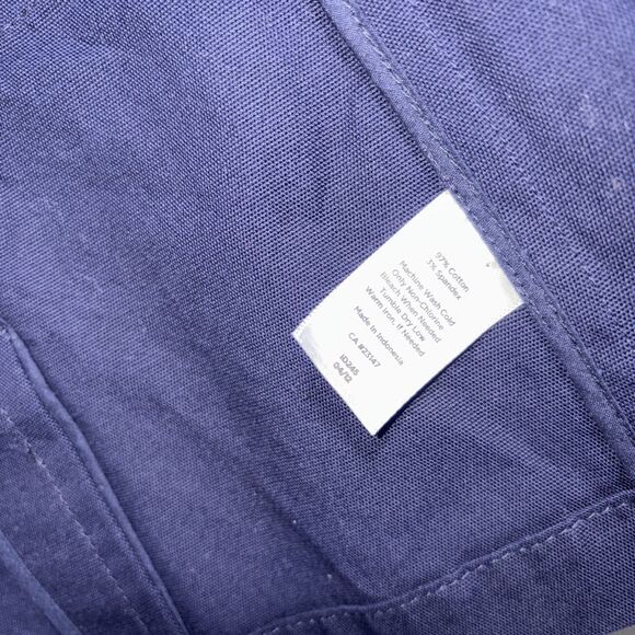 Talbots Ladies Navy Jacket Spring Pea Coat Brass Buttons Sz 6p EUC - Picture 5 of 6